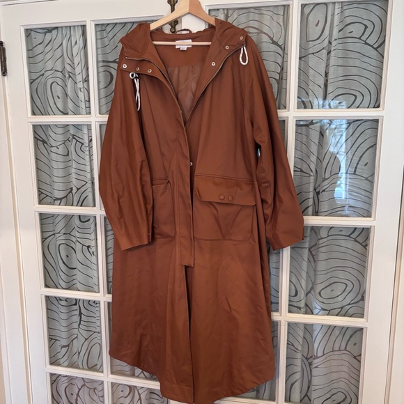 Aligne Jackets & Blazers - Aligne Anthropologie L/XL (EU 46) deep desert tan long trench coat